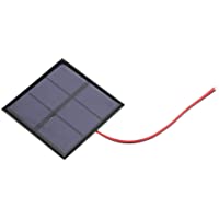 Los mejores  - Fdit 0.7W 1.5V Mini Cargador Solar de Energía de Panel Solar de Célula de Polisilicio para Batería de 1.2V con Alambre…